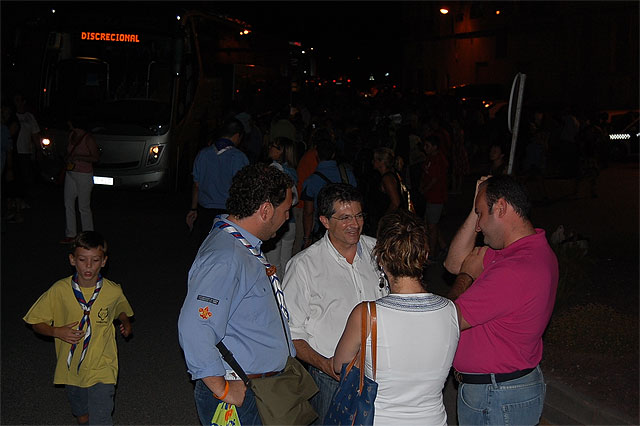 El alcalde despide a 170 scouts lorquinos que se fueron ayer de campamento de verano - 1, Foto 1