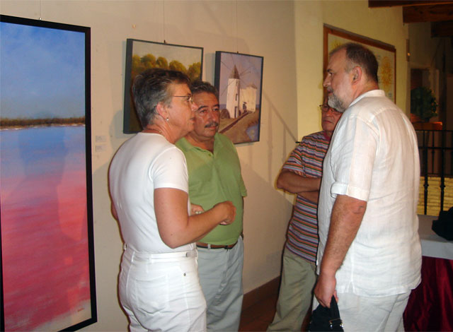 La exposición “3 EN UNA. Pinturas”, reúne obra de tres pintores murcianos que exponen juntos por primera vez en San Javier - 1, Foto 1
