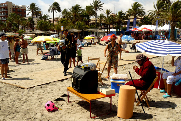 39 Festival Internacional de Teatro y Danza de San Javier. Animación de calle. Íbero Teatro - 1, Foto 1