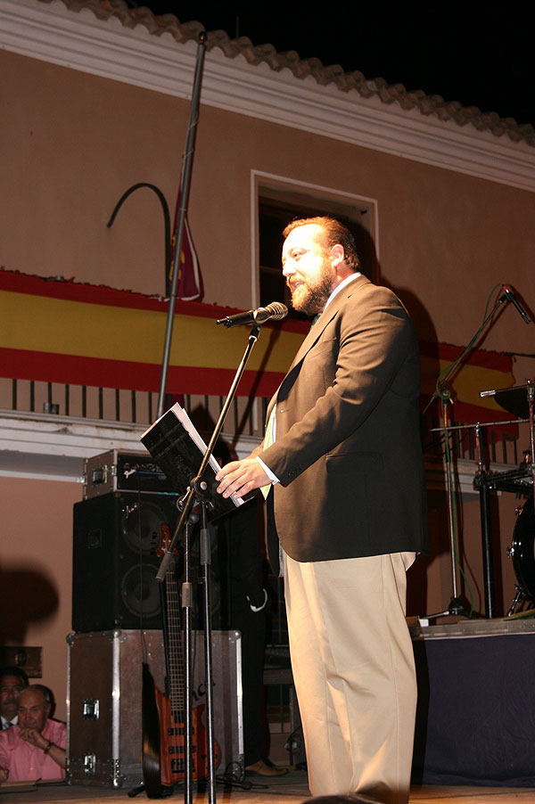 El portavoz del Ejecutivo murciano, Juan Antonio De Heras, pregonó las fiestas de Aledo - 1, Foto 1