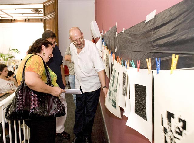 Gran éxito de participación en los I Talleres de Creación Gráfica en Cartagena - 1, Foto 1