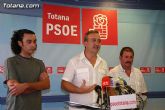 El PSOE de Totana insiste en que la primera medida ante la crisis y el nuevo curso es que Andreo se vaya