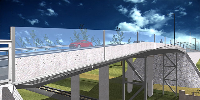 Una Pasarela Peatonal Panorámica unirá los dos núcleos poblacionales de Alguazas antes de finalizar el año. - 1, Foto 1