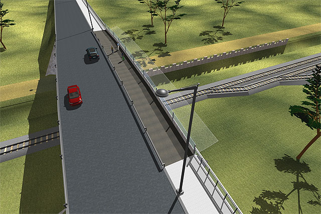 Una Pasarela Peatonal Panorámica unirá los dos núcleos poblacionales de Alguazas antes de finalizar el año. - 3, Foto 3