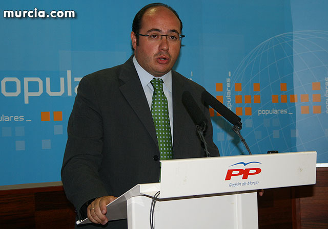 “Saura (PSOE) no tiene nada que decir a las medidas y los pactos del Gobierno regional para activar la economía”, asegura Pedro Antonio Sánchez (PP) - 1, Foto 1