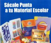 Solicitan la colaboración ciudadana para la puesta en marcha por segundo año consecutivo de la campaña “Sácale punta a tu material escolar”