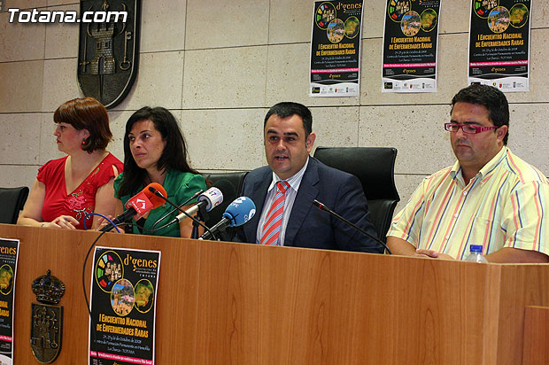 Presentado el  “I Encuentro nacional de familiares, profesionales y personas diagnosticadas con enfermedades raras, Foto 1