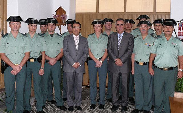 El delegado del Gobierno presenta los 10 nuevos Guardias Civiles que se incorporan al Cuartel de Jumilla - 1, Foto 1