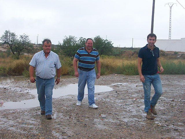 El concejal de Agricultura y Pedanías visita las zonas rurales del municipio más afectadas por el temporal de lluvia, Foto 1