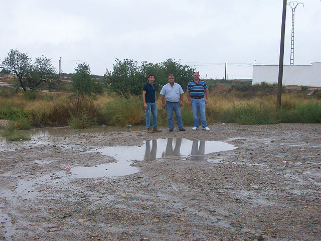 El concejal de Agricultura y Pedanías visita las zonas rurales del municipio más afectadas por el temporal de lluvia, Foto 2