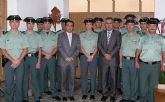El delegado del Gobierno presenta los 10 nuevos Guardias Civiles que se incorporan al Cuartel de Jumilla