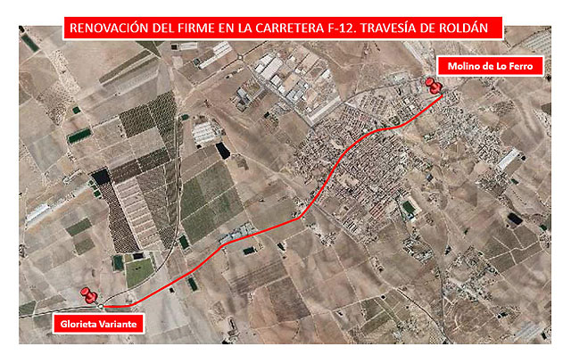 Obras Públicas comienza la renovación del firme de una de las carreteras más transitadas de Roldán - 1, Foto 1
