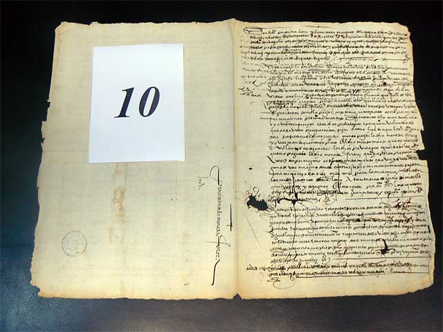 Presentados 25 documentos de los siglos XV, XVI y XVII, restaurados por el laboratorio de restauración de papel - 3, Foto 3