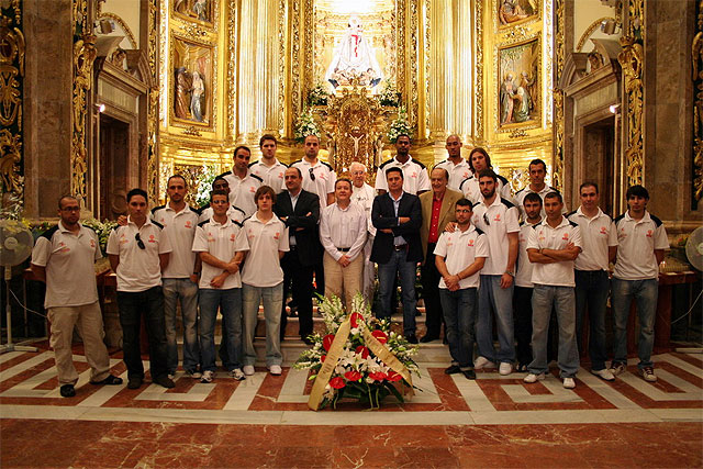 El CB Murcia visita a la Virgen de la Fuensanta - 1, Foto 1
