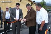 El alcalde y autoridades locales inauguran la primera fase de las obras de adecuación del camino de “El Purgatorio” de la diputación de La Sierra
