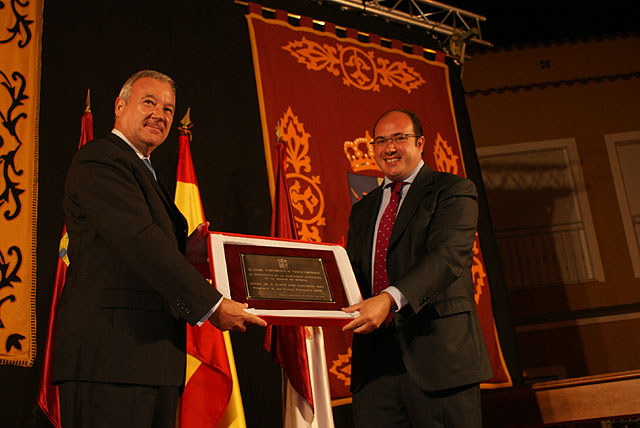 El presidente de la Comunidad Autónoma ofrece el pregón de las Fiestas Patronales de Puerto Lumbreras 2008 - 1, Foto 1