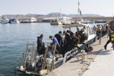 Más de cien personas participan en la ‘Limpieza de fondos marinos’ de Mazarrón