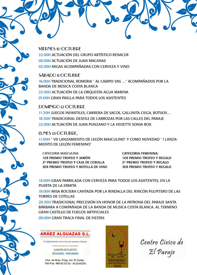 Programa de fiestas de El Paraje 2008 - 2, Foto 2