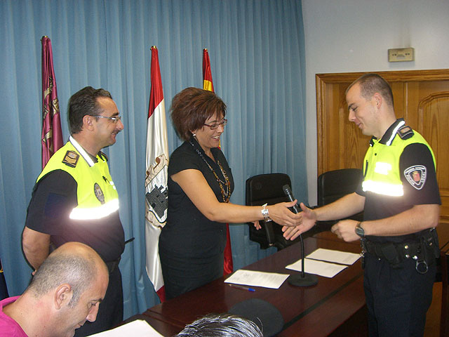 Los nuevos policías de Lorquí reciben sus placas - 2, Foto 2