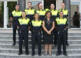 Los nuevos policas de Lorqu reciben sus placas