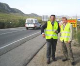 El director general de Carreteras visita las obras del tramo Mazarrn-guilas de la N-332, que permitirn mejorar los accesos a la zona costera