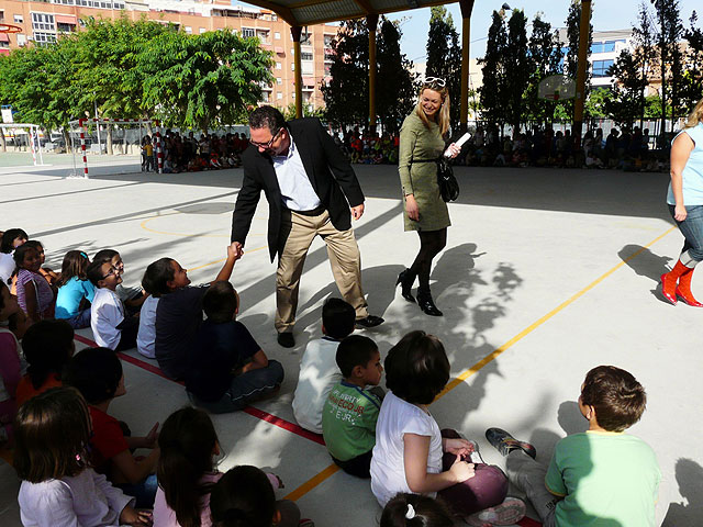 Inauguradas las obras de mejora y mantenimiento en los colegios públicos San Antonio, San Miguel, Cervantes y la escuela infantil Inmaculada de Molina de Segura - 2, Foto 2