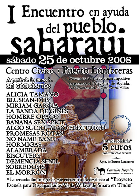 Puerto Lumbreras celebrará el I Encuentro en Ayuda del Pueblo Saharaui - 2, Foto 2