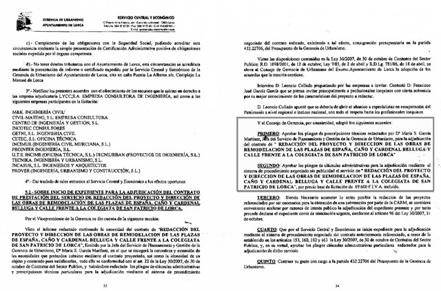 García subraya que el Ayuntamiento ha conseguido 1,3 millones de euros para las obras de la Plaza de España que el PSOE tuvo estancadas durante años - 1, Foto 1