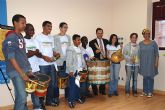 Los niños de Candeal presentan su proyecto social y educativo al consejero Bascuñana