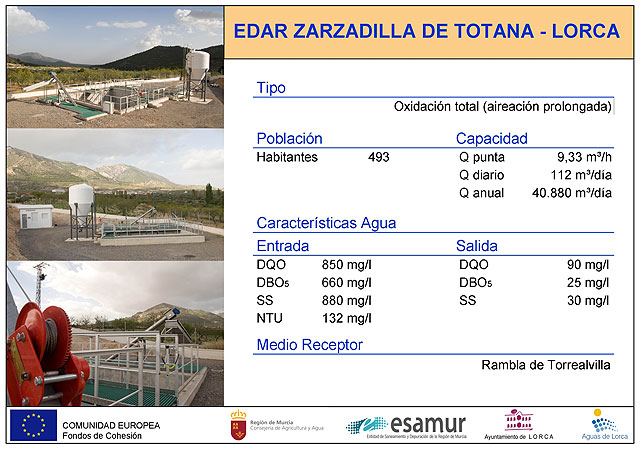 Entran en funcionamiento las depuradoras de La Parroquia, Almendricos y Zarzadilla de Totana - 3, Foto 3