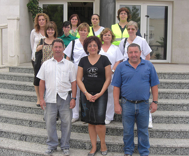 Trece trabajadores subvencionados por el SEF realizan trabajos comunitarios en Lorquí - 1, Foto 1