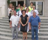 Trece trabajadores subvencionados por el SEF realizan trabajos comunitarios en Lorquí