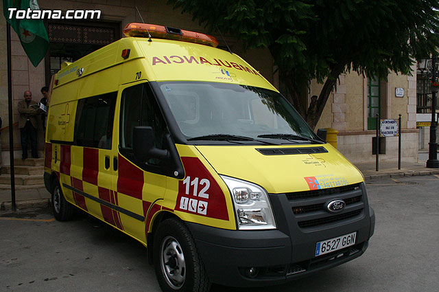 Totana dispone de una nueva ambulancia en el servicio de urgencias de Atención Primaria, Foto 1
