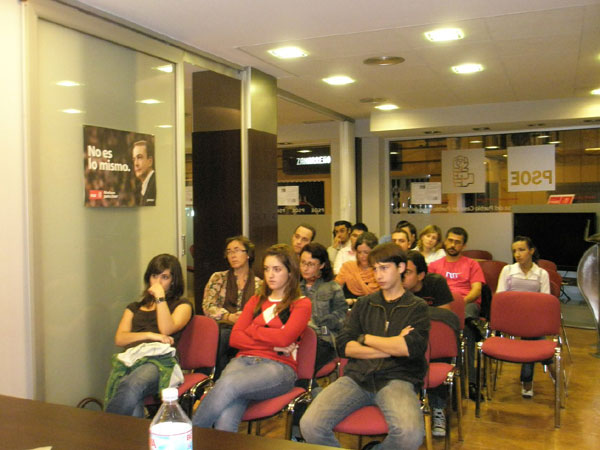Juventudes Socialistas organizó el pasado Jueves 23 de octubre, una charla-coloquio sobre el Espacio Europeo de Educación, Foto 3