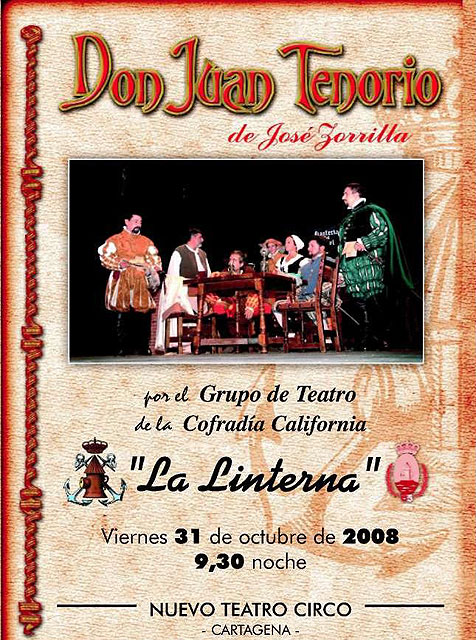 El Tenorio llega al Teatro Circo de la mano de la Cofradía California - 1, Foto 1