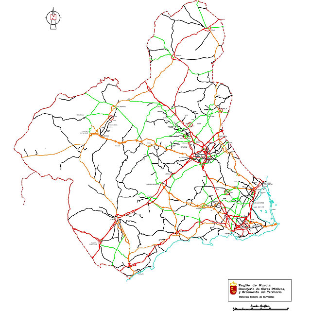 La Comunidad contrató obras en octubre en siete tramos de la Red Regional de Carreteras de la Región de Murcia - 1, Foto 1