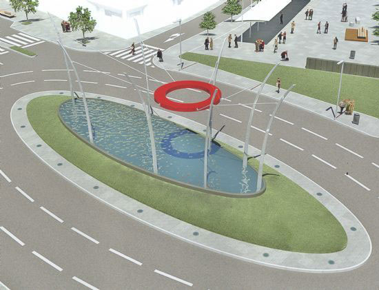 La Comunidad Autónoma financia con 500.000 euros las obras de construcción de la rotonda en la intersección de las avenidas Juan Carlos I y Rambla de La Santa, Foto 1