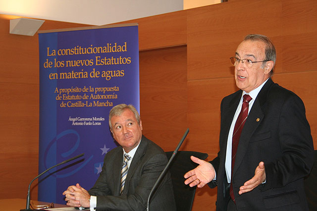 Valcárcel asegura que la Constitución impide que se elimine el trasvase Tajo-Segura - 2, Foto 2