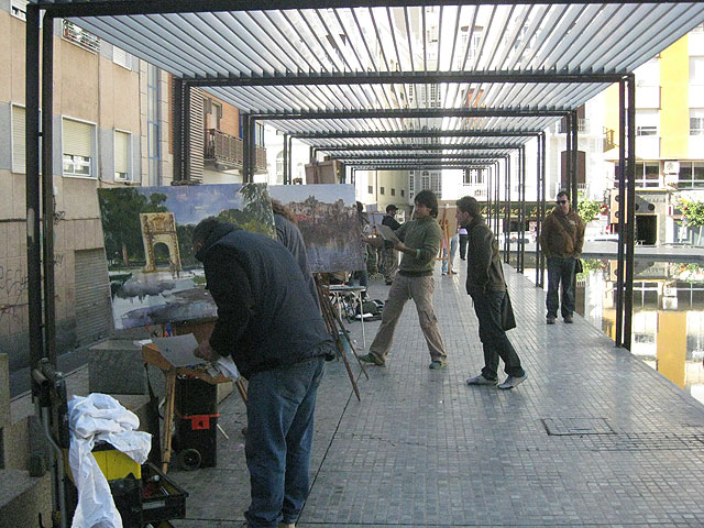 Un cuadro de la Gran Vía y otro del Puente del Hospital ganan el I Concurso de pintura de Urbanismo - 3, Foto 3
