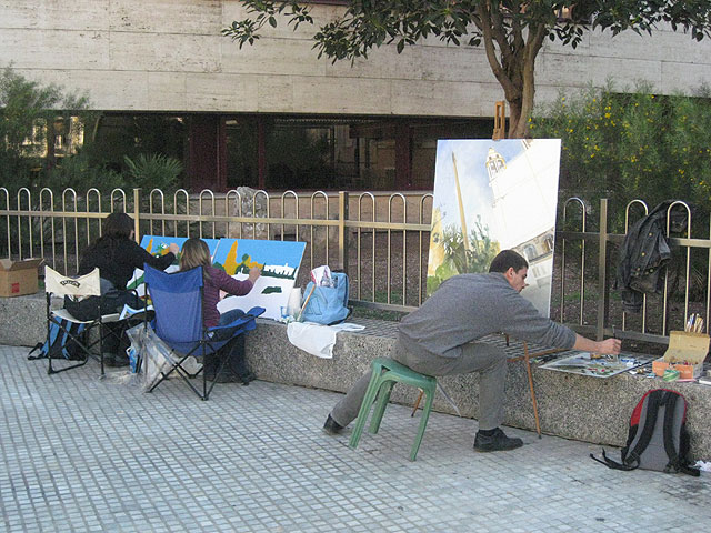 Un cuadro de la Gran Vía y otro del Puente del Hospital ganan el I Concurso de pintura de Urbanismo - 4, Foto 4