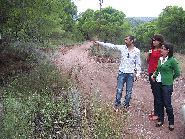 Finalizan las obras de acondicionamiento del itinerario de peregrinaje y senderismo de Totana a La Santa, Foto 1