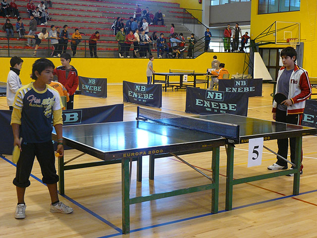 Un total de 89 escolares participaron en el Torneo de Tenis de Mesa de Deporte Escolar, Foto 4