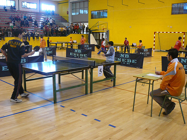 Un total de 89 escolares participaron en el Torneo de Tenis de Mesa de Deporte Escolar - 4