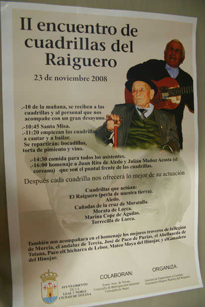 El Tío Juan Rita” y Julián Muñoz Acosta serán homenajeados en el “II Encuentro de Cuadrillas del Raiguero”, Foto 5