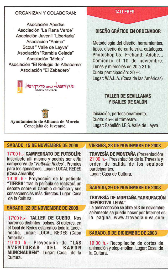 Vuelve el programa REDES a la localidad con varias actividades, Foto 1