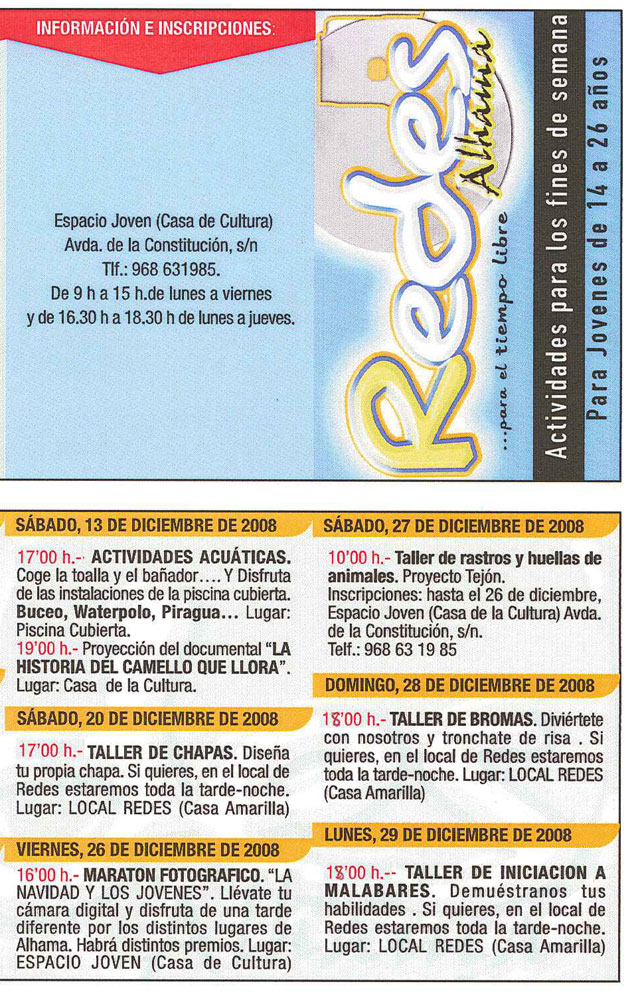 Vuelve el programa REDES a la localidad con varias actividades, Foto 2