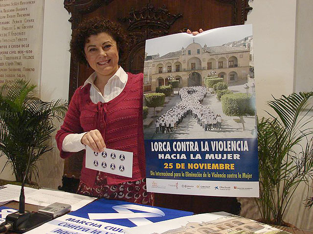 El Ayuntamiento de Lorca organiza una marcha ciudadana y actividades con escolares por el Día para la Eliminación de la Violencia contra la Mujer - 1, Foto 1