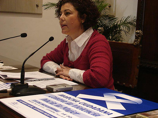 El Ayuntamiento de Lorca organiza una marcha ciudadana y actividades con escolares por el Día para la Eliminación de la Violencia contra la Mujer - 2, Foto 2