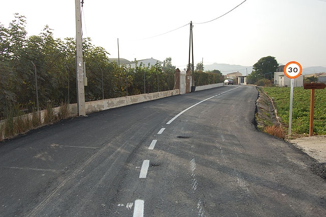 Finalizan las obras de rehabilitación de la calzada del “Carrerón” de Lorquí - 3, Foto 3