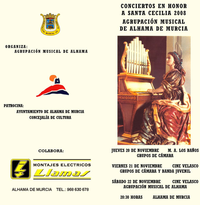 La Agrupacin Musical Municipal realiza varios conciertos en honor a Santa Cecilia, Foto 1